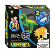 Glow in The Dark Dinosaurs Painting