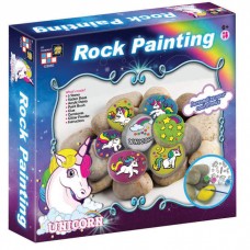 Unicorns Rock Painting